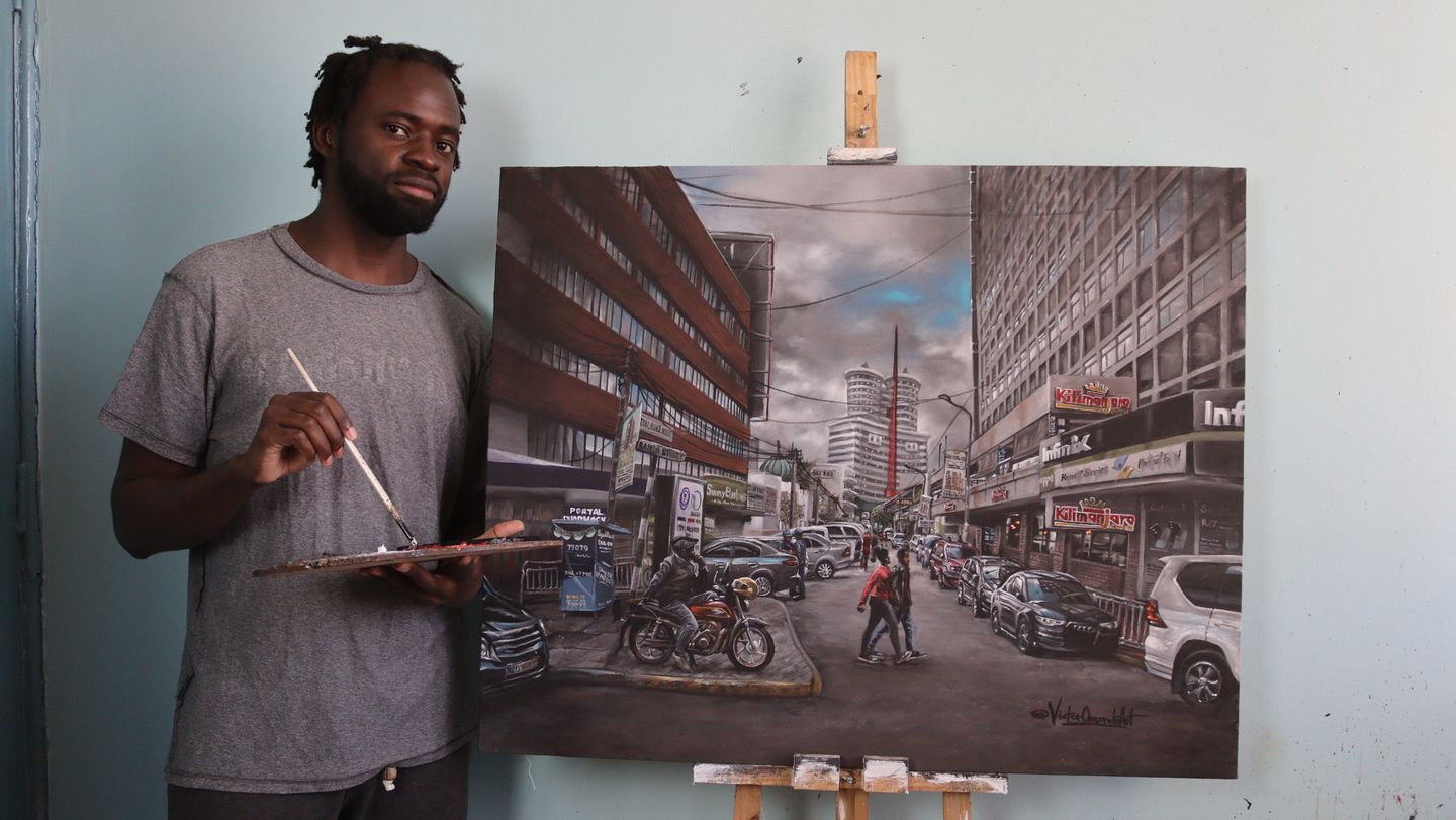Colour alchemist: The artist capturing Nairobi life on canvas