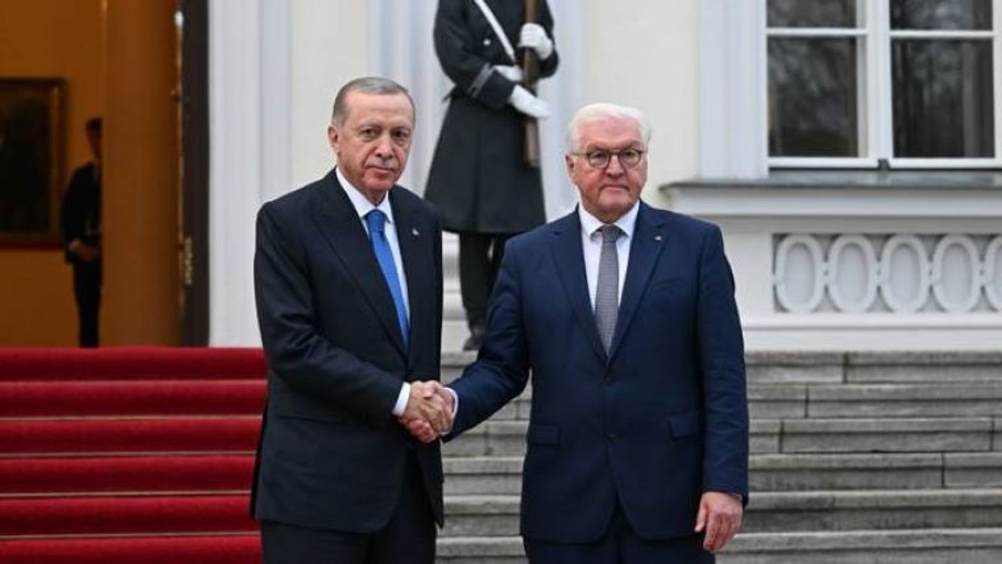 Turkish President Erdogan meets with German President Steinmeier