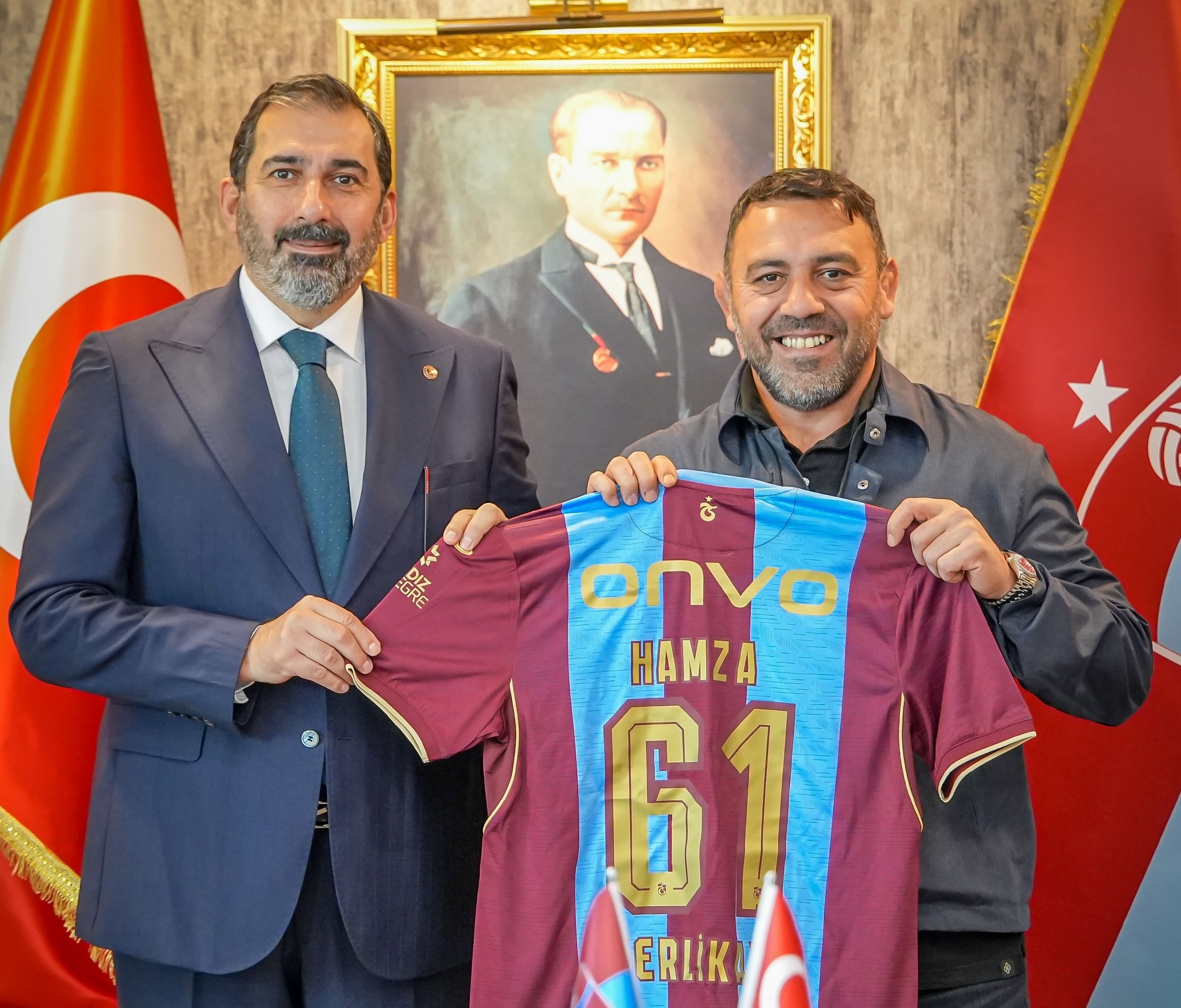Hamza Yerlikaya'dan Trabzonspor'a ziyaret