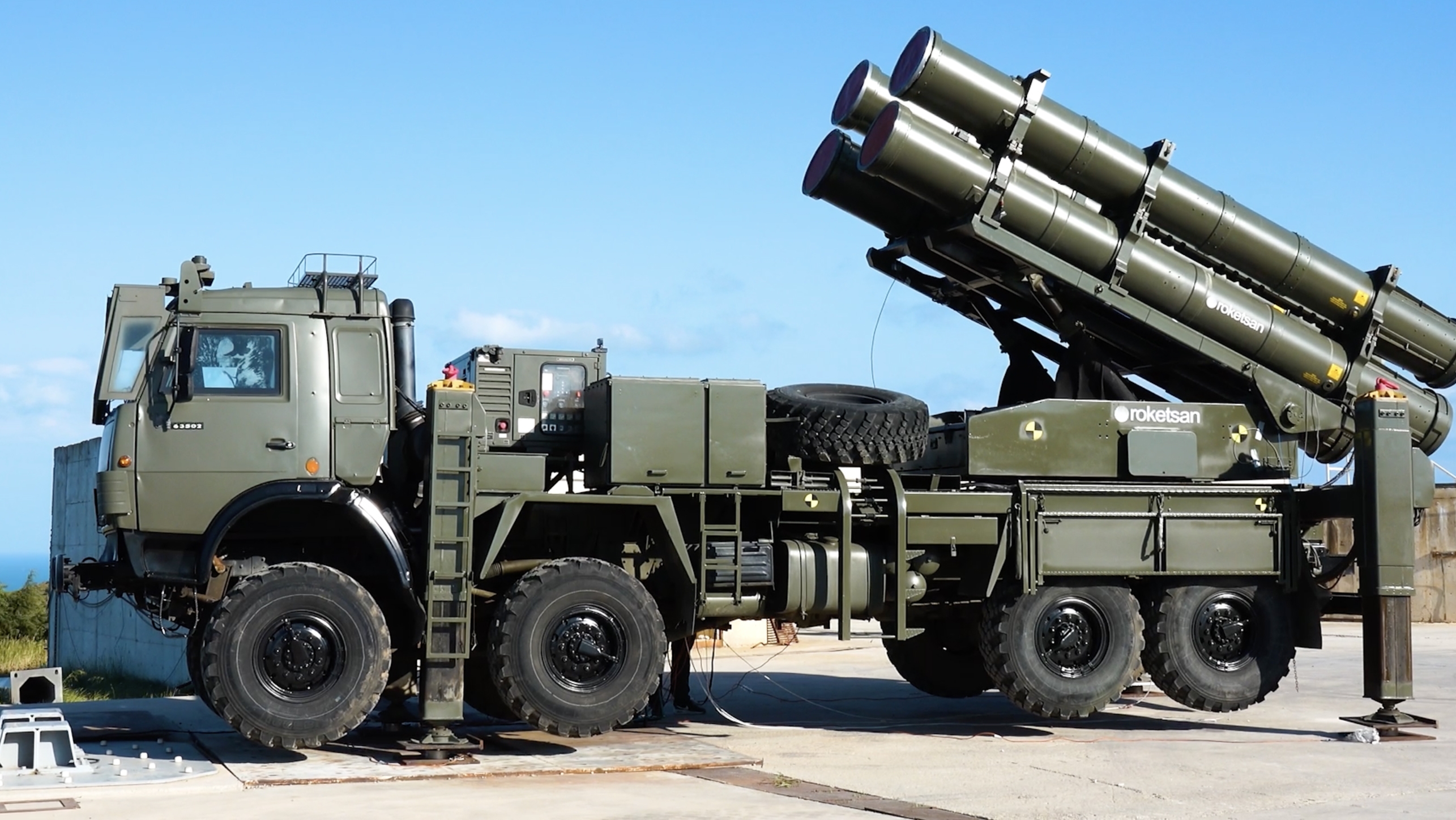 Atmaca's first test firing with Turkish turbojet engine hits target ...